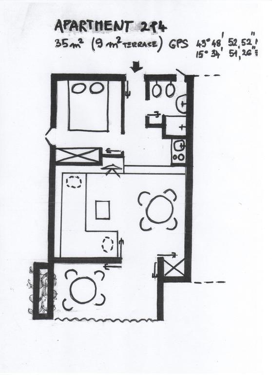 Apartments Sanda Murter Exterior photo